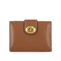 Women's Indexer Wallet with Turn Lock Closure - Small Fashionable Coin & Card Holder