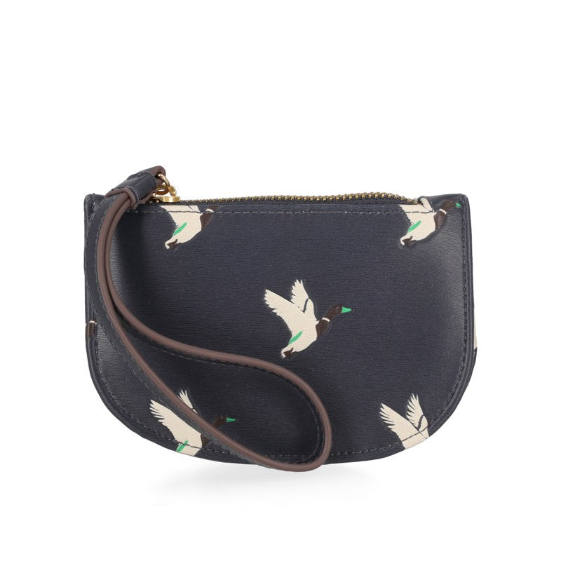 Women's Wristlet Wallet with Zipper & Strap - Compact Card & Cash Holder