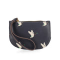 Women's Wristlet Wallet with Zipper & Strap - Compact Card & Cash Holder
