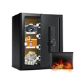 Small Home Safe with Waterproof Fireproof Bag Electronic Keypad Lock 2.0 Cu Ft