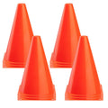 9 Inch Agility Training Cones - 12 Pack Outdoor Sports Markers for Drills & Games