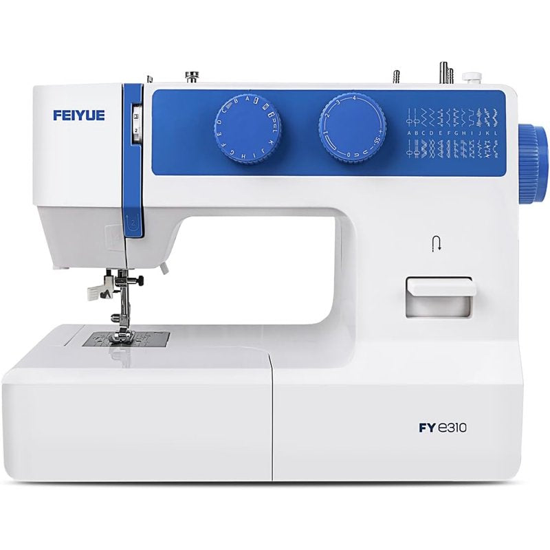 Domestic Sewing Machine with 105 Stitch Options and Foot Pedal - Blue