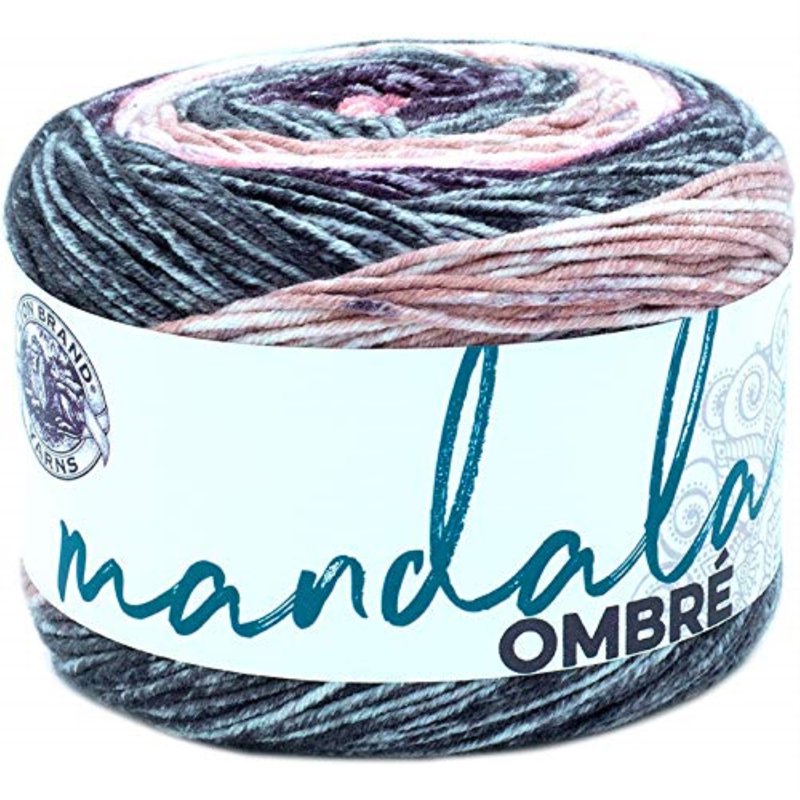 Mandala Ombre Yarn for Knitting & Crocheting - Medium Weight Acrylic