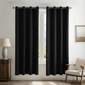 Blackout Curtains 59x63 Inch Room Darkening Drapes Waterproof Insulated for Indoor & Outdoor Use