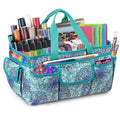 Large Multi-Functional Craft Storage Tote Bag with Pockets and Divider