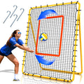 7x4 FT Volleyball Rebounder Net with 5 Adjustable Angles - Practice Equipment