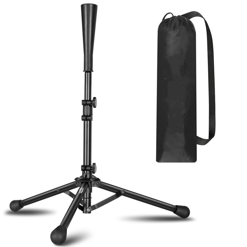 Adjustable Baseball Batting Tee with Tripod Stand - Softball & Baseball Practice Aid