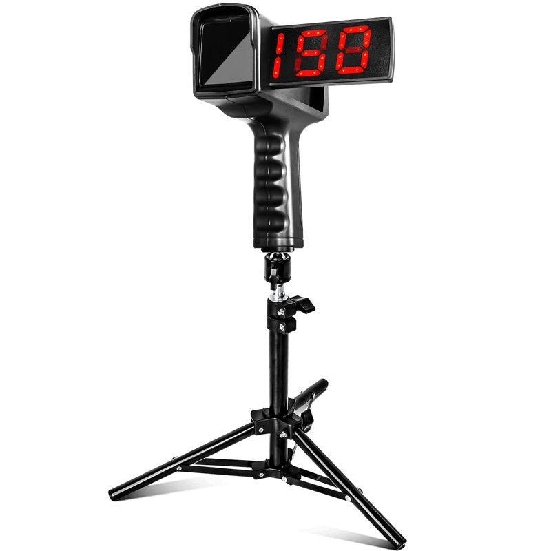 Baseball Radar Gun with LED Display and Tripod - Accurate Speed Measurement