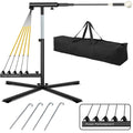 Baseball & Softball Swing Trainer with Adjustable Height & Power Bands