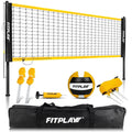 Portable Volleyball Net Set with Adjustable Heights for Outdoor Play 32x3FT
