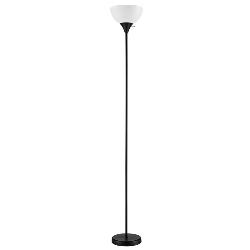 71-Inch Black Floor Lamp with 3-Way Switch for Living Room & Bedroom