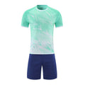 Kids Soccer Jerseys Set - Breathable Athletic Uniforms for 5-15 Years, Green-A