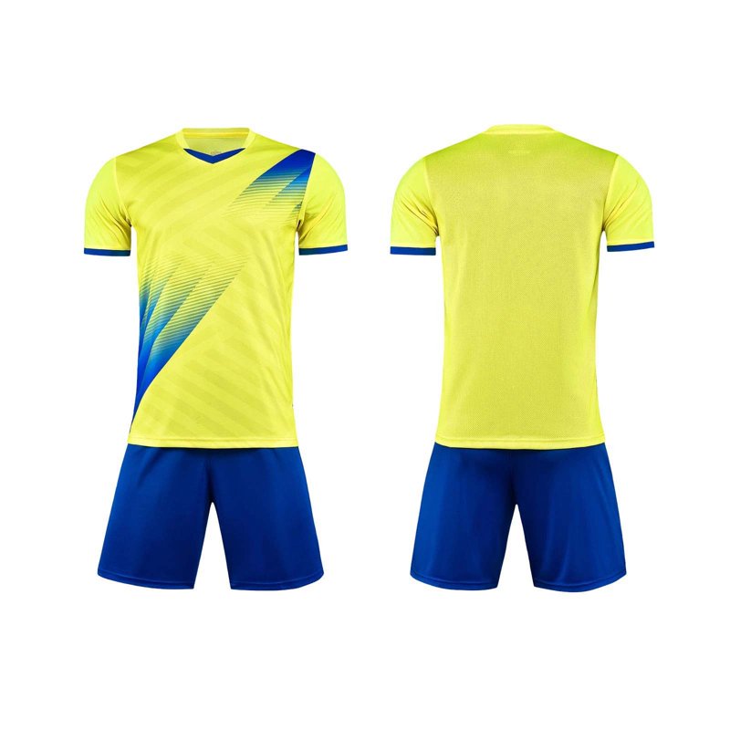FRSASU Kids Soccer Jersey Set 5-15 Years Yellow-D 2XS Navy/Blue Short Sleeve Training Uniform