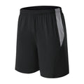 Gray S Men's Athletic Running Shorts with Pockets - Lightweight Mesh Gym Shorts