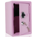 Mini Security Safe Box for Home & Jewelry with Lock - Pink, 7.09 x 4.72 x 3.94 inches