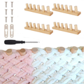Wooden Knitting Loom Set for Beginners - Portable Yarn Craft Kit for Blankets & Accessories