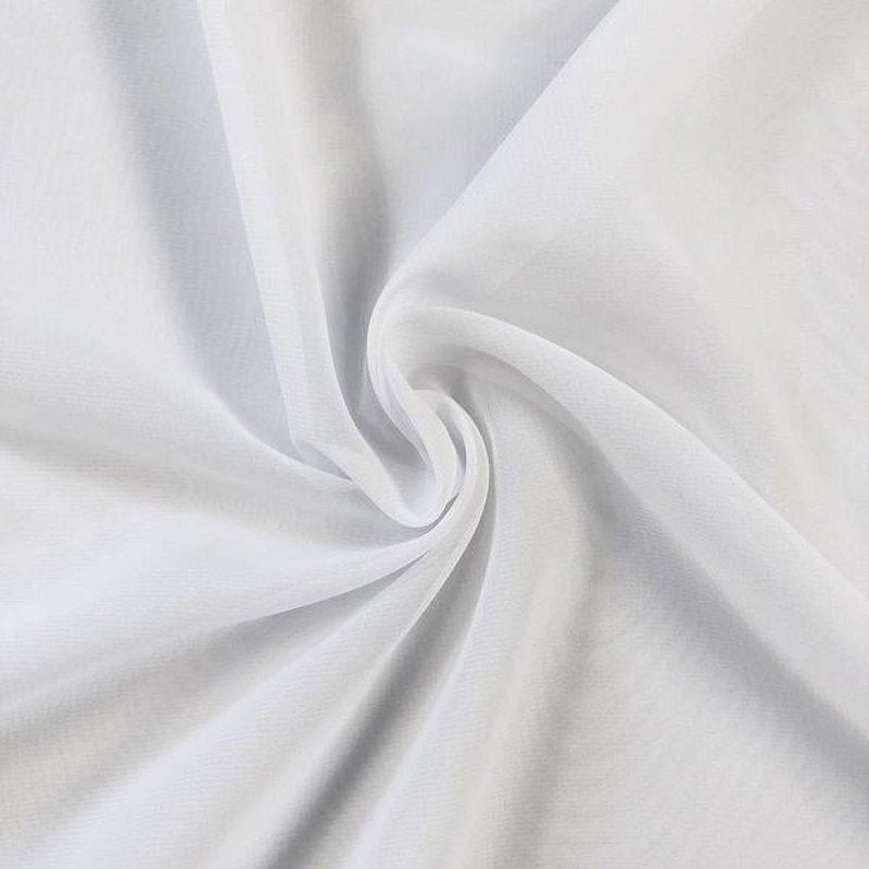 Lightweight 58 Inch Polyester Chiffon Fabric for Sewing & Crafts by the Yard