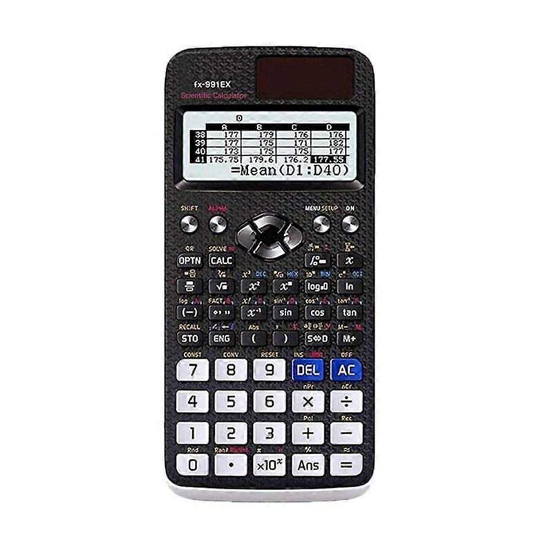 Scientific Calculator 552 Functions for School & Education - Black