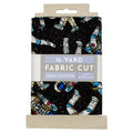 Cotton Astronaut Fabric Half Yard Black 42 Inch for Sewing & Crafting