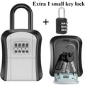 Portable 4-Digit Combination Key Lock Box for Indoor Outdoor Security