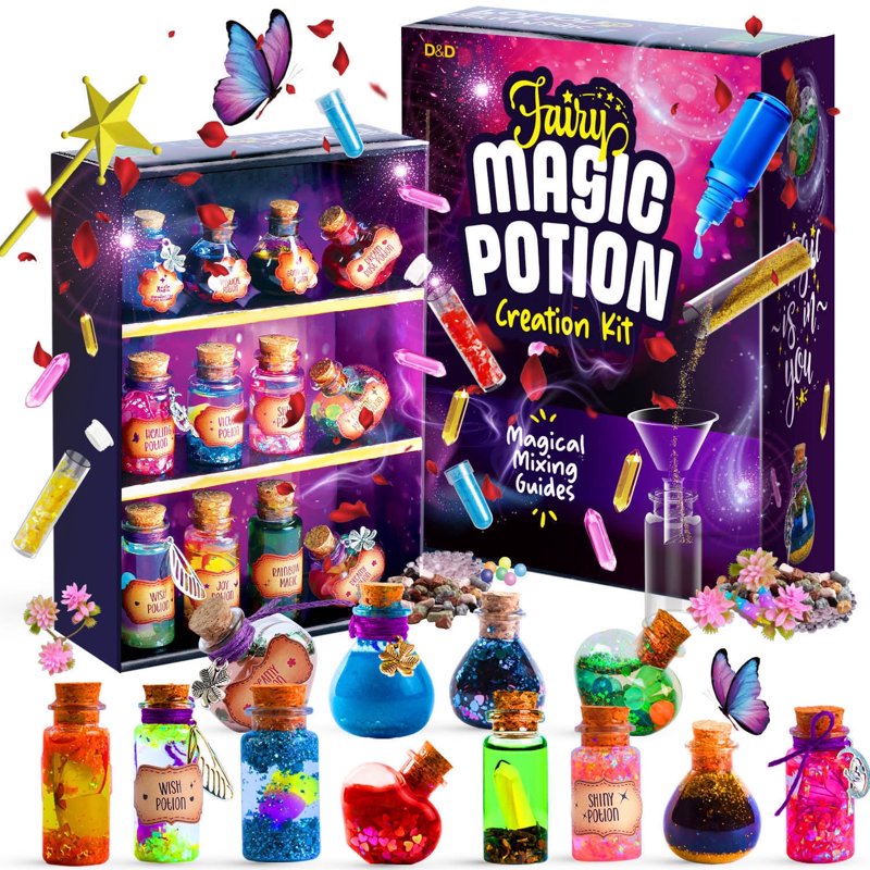 Fairy Magic Potion Kit for Kids - Enchanting Arts & Crafts Set for Ages 6-10
