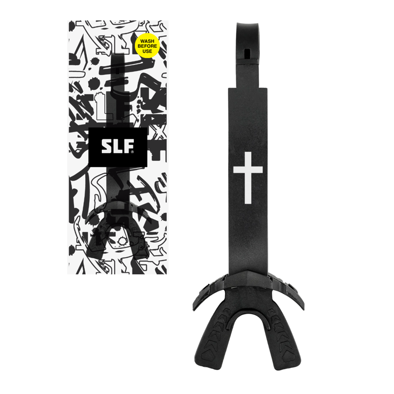 Football Mouthguard with Integrated Strap - Shock Absorbing Lip Protection