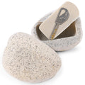 Fake Rock Key Hider Safe for Outdoor Garden Discreet Weatherproof Stone Look