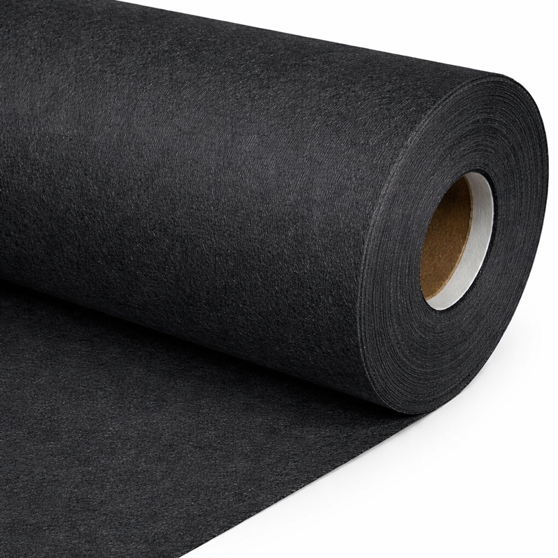 Medium Weight Iron-On Fusible Interfacing for Sewing - Black, 10 Yards