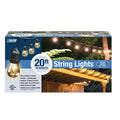 20 ft. Incandescent String Light Set with Clear Bulbs - Indoor & Holiday Decor
