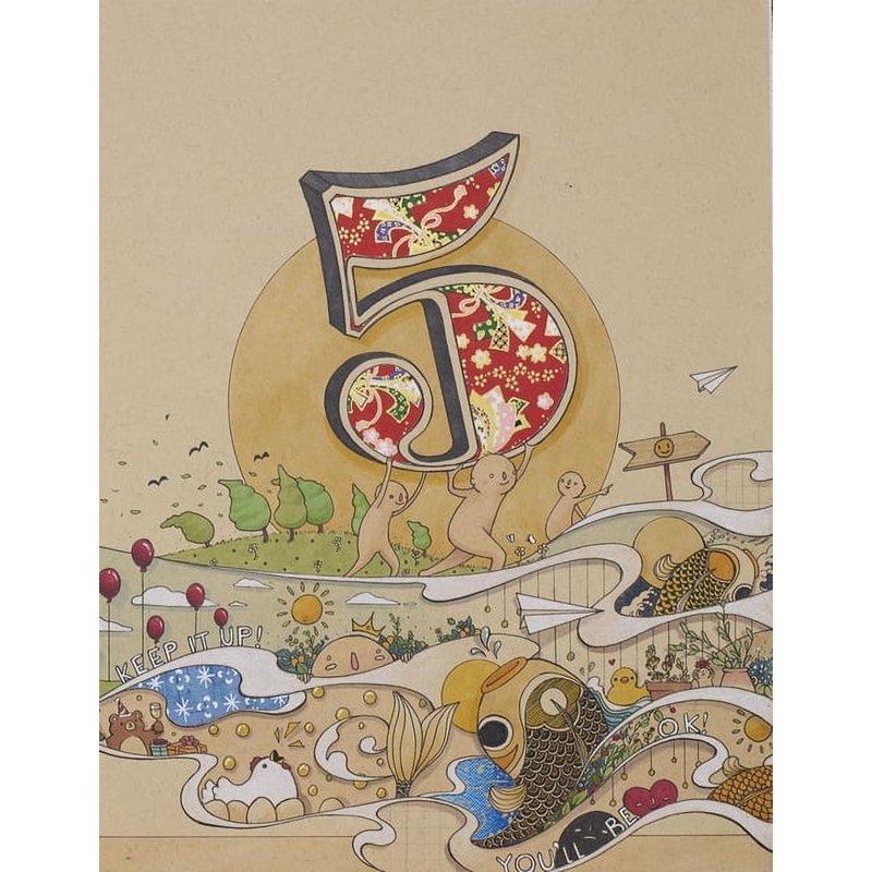 Felicia Chiao Sketchbook 5 Hardcover Art Book with 77 Color Illustrations