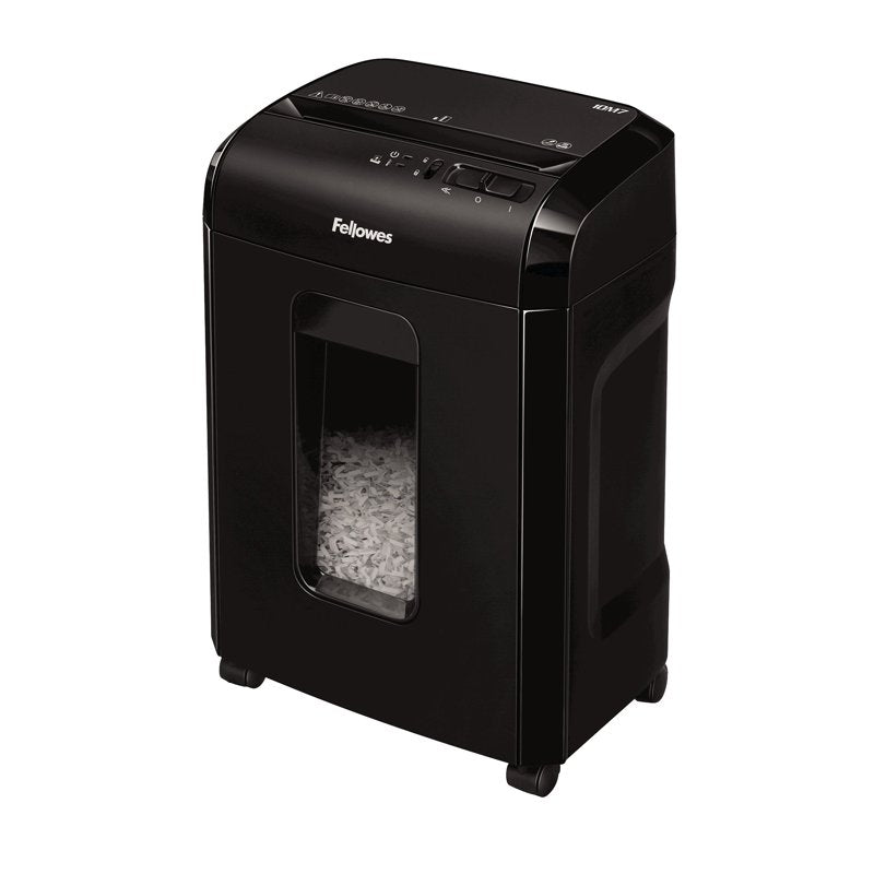 Deskside Micro-Cut Paper Shredder 10-Sheet Security Level P-4 with Waste Bin