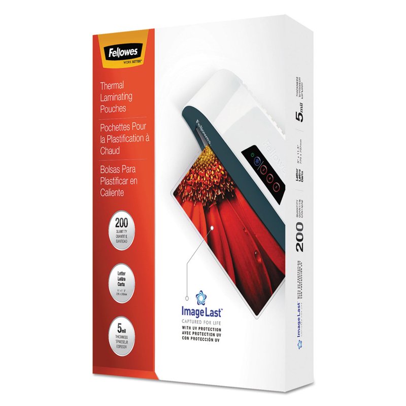 Laminating Pouches 5 Mil, UV Protection, 11.5 x 9 Inches, 200 Pack