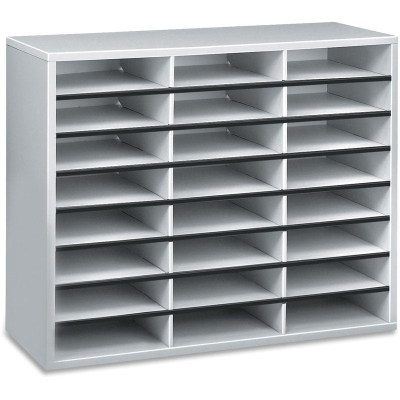 Literature Organizer with 24 Compartments - Office Desk Storage