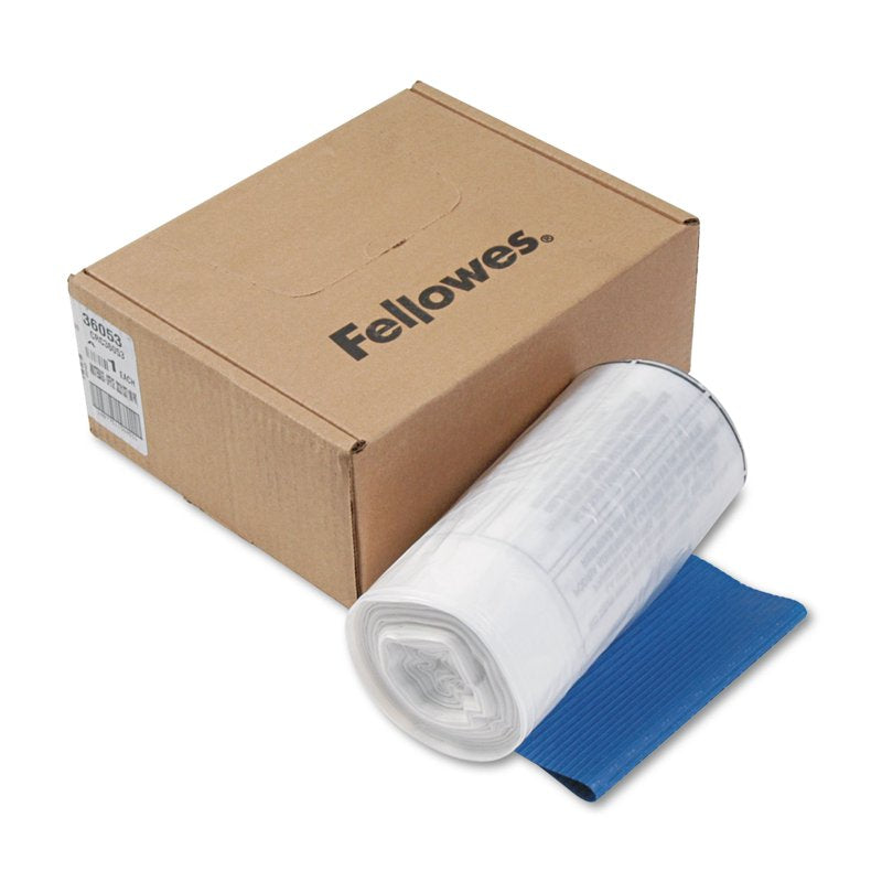 9 Gallon Shredder Waste Bags - 100 Pack for Office & Home Use
