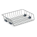 Wire Letter Desk File Tray - Side Load Office Organizer, Black, Multi Pack Options