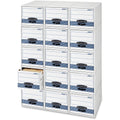 Steel Plus Filing Box - Letter Size White 6-Pack Drawer Storage