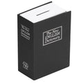 Mini Book Safe Box with Lock and Keys - Concealed Metal Jewelry & Cash Safe