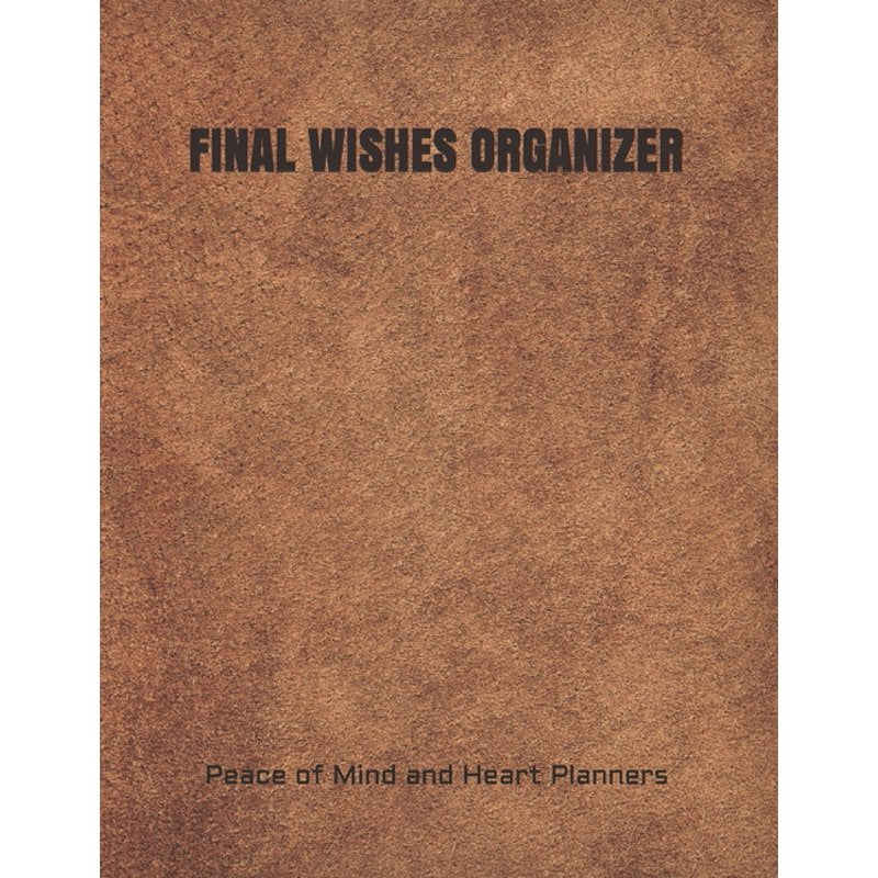 Final Wishes Organizer for Christian Families - Personal & Funeral Planning