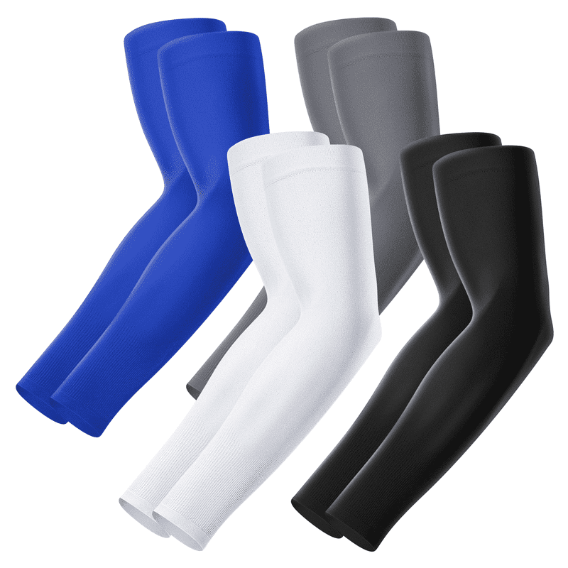 Sun Protection Arm Sleeves for Men Women - Cooling, UV Block, Compression