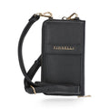 Women's Emery Cellie Wallet with Removable Crossbody Strap - Black & Hazelwood