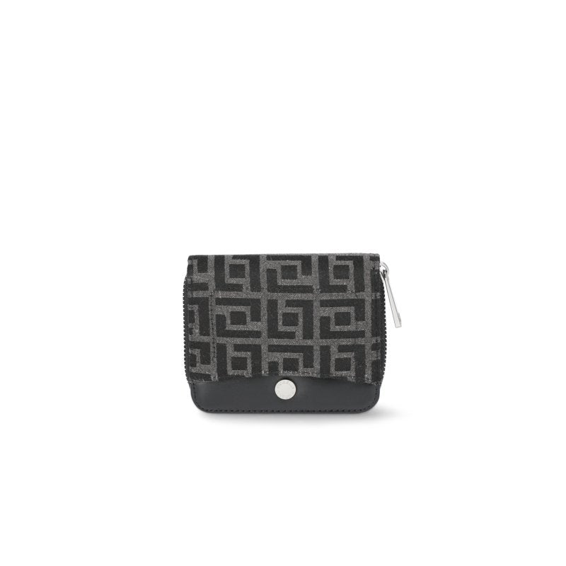 Women's Zip Around Wallet with ID Window and Coin Pocket - Small Compact Design