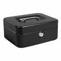 Fireproof Stainless Steel Small Safe Box for Cash & Documents - 20x16x8cm