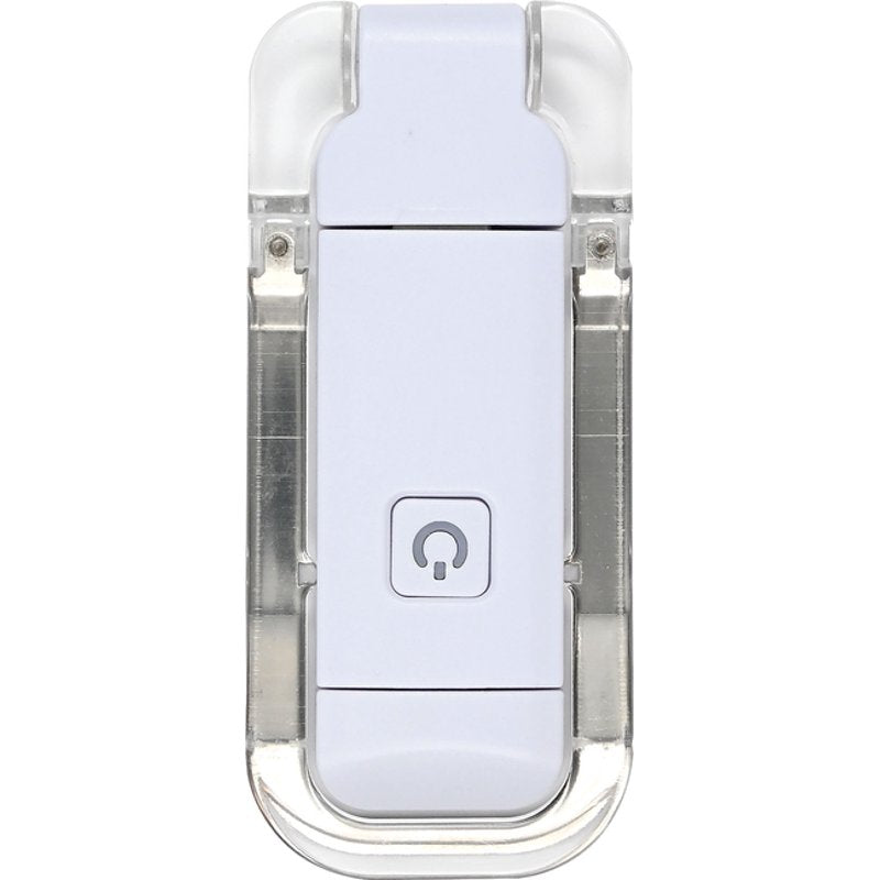 Rechargeable USB Book Light - 50 Lumens, Warm 3000K, Clip & Stand, Portable Reading Light