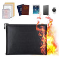 Fireproof Waterproof Document Bag 8x5.3 Inch with Zipper for Important Papers & Valuables