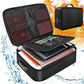 Fireproof Document Bag with Lock Zipper Water & Fire Resistant Storage Pouch
