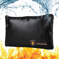 Fireproof Waterproof Document & Money Bag - 10.6 x 6.7 Inch Safe Storage Pouch for Cash, Passports, Jewelry