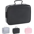 Fireproof Waterproof Document Safe Box with Lock - Portable Home Travel Security Storage