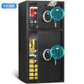 Heavy Duty Fireproof Safe Box 6.0 Cu Ft with Dual Alarm & Deposit Slot