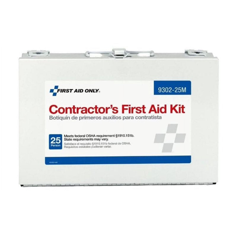 178-Piece Contractor's First Aid Kit - Emergency Medical Supplies for Job Sites and Home