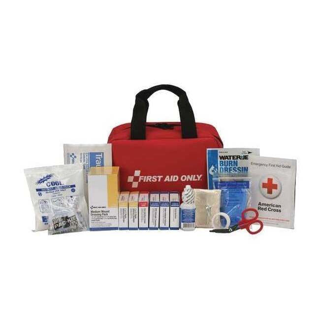 Industrial First Aid Kit with Nylon Housing - 100 Components for 25 People